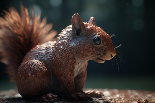 A squirrel from the film's animated series