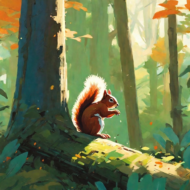 Squirrel's Woodland Adventures A Tale of the Forest