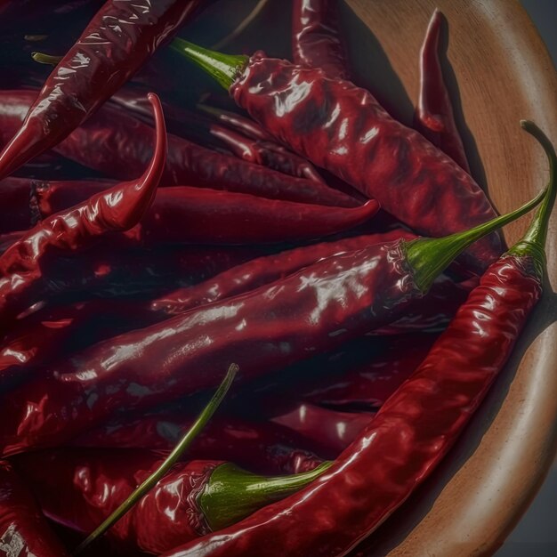 Foto peperoncino rosso dello sri lanka - colore rosso