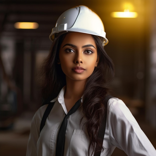 Photo sri lankan female civil engineer