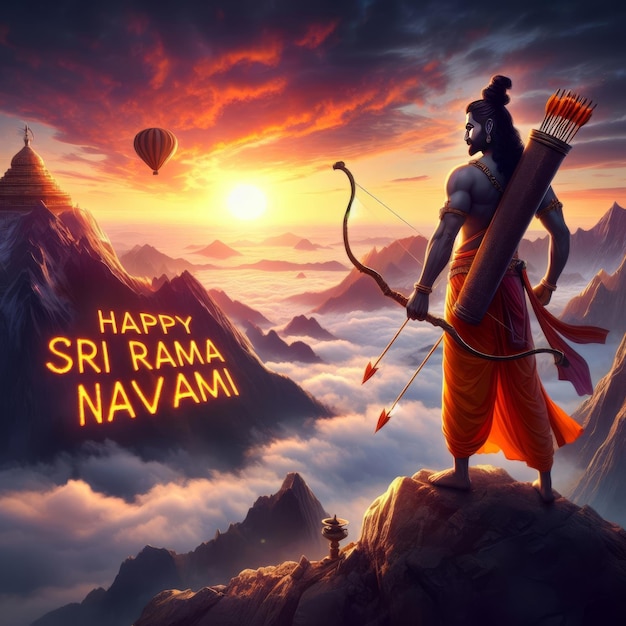 Photo sri rama navami day of devotion and joy