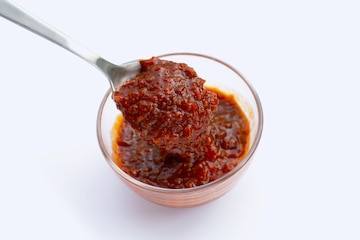 Ssamjang Острая корейская соевая паста | Премиум Фото