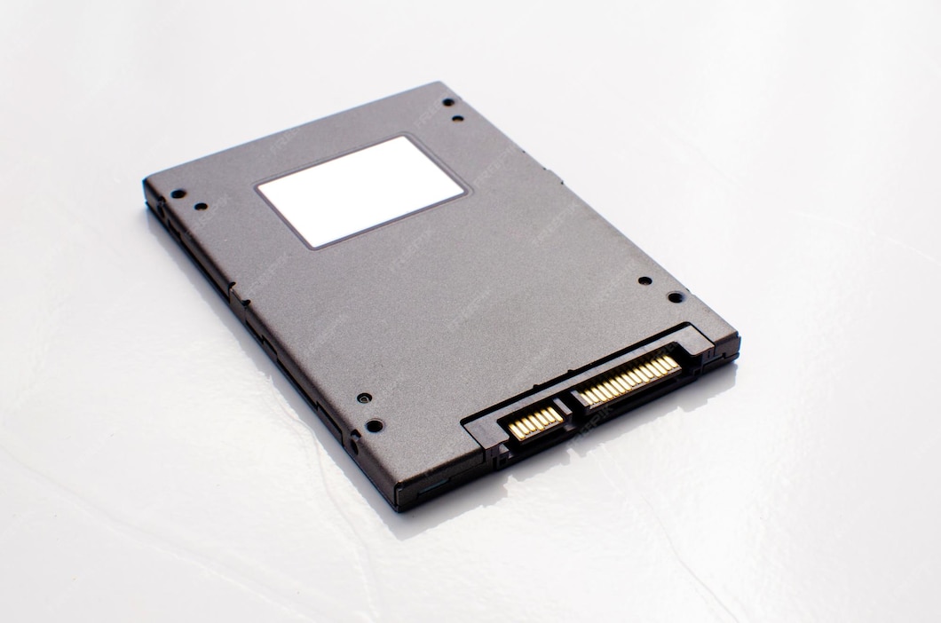 Premium Photo | Ssd known as computer hard drive a solid state drive is ...