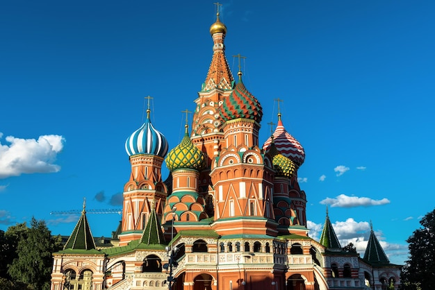 St Basil's Cathedral on Red Square Moscow Russia