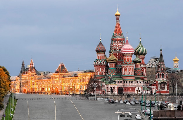 St. Basil's Cathedral on Red Square in Moscow