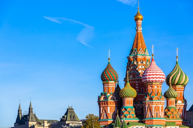 St. Basil's Cathedral on Red Square in Moscow