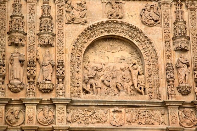 St Esteban Church Facade, Salamanca, Spain