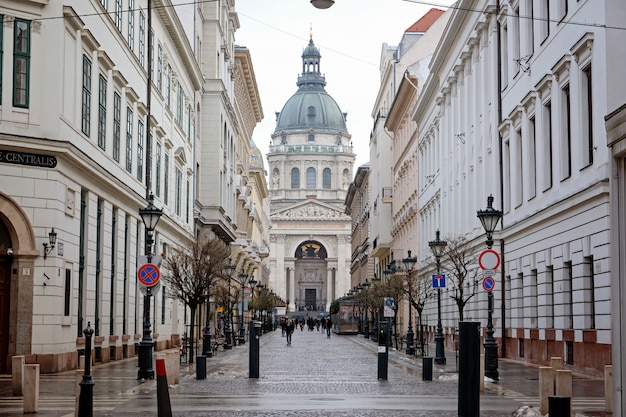 Basilica di santo stefano a budapest, ungheria.