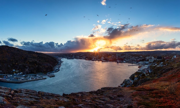 St John's Newfoundland Canada City aan de oceaankust