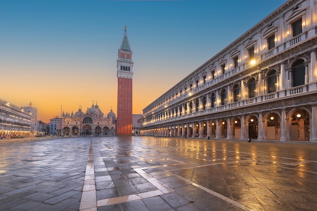 St Mark's Square in Venice Italy