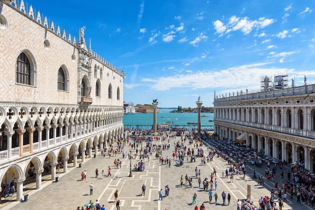 St Mark's Square in Venice Italy