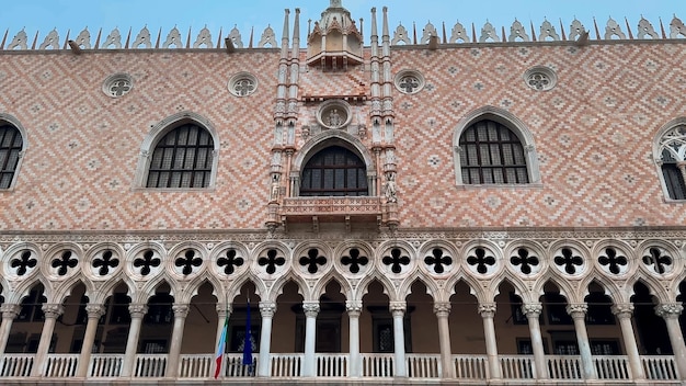 St Marks square St Marks basilica and Doges palace during carnival Venice Italy Europe February 10 2024