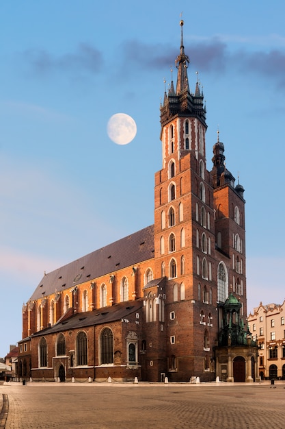 St. Mary's gotische kerk in Krakau