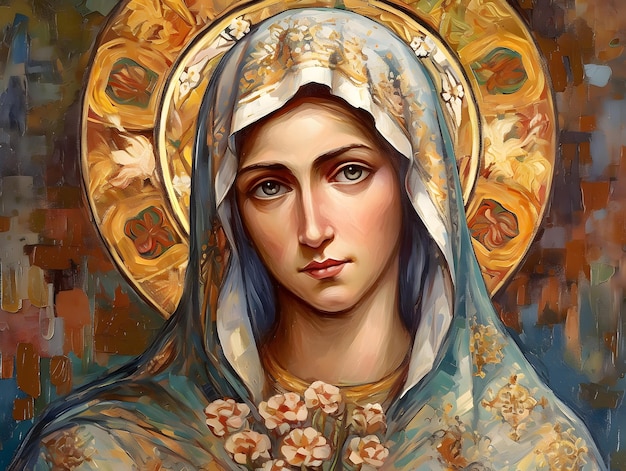 St Mary the Virgin the Mother of Jesus Generative Ai