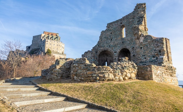 St Michael Abbey Sacra di San Michele Italy Monastic mediaeval building