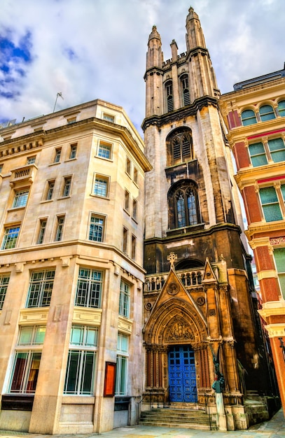 St michael church at cornhill in london england