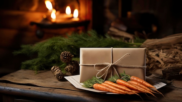 St. Nicholas Carrots en een envelop