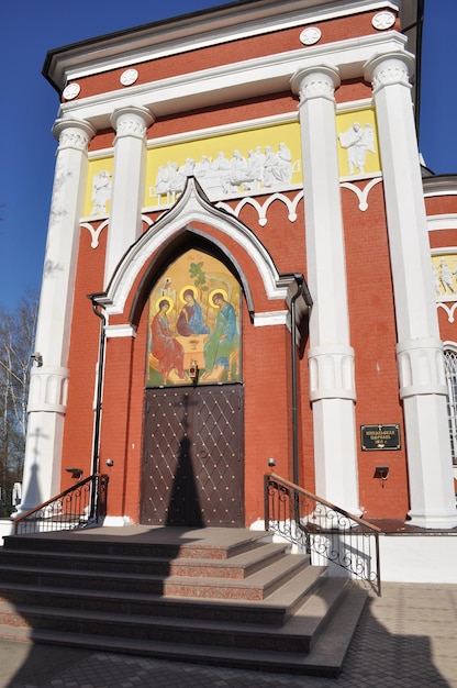 St Nicholas Church village of Tsarevo The front door