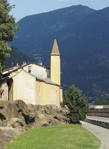 St Orso chapel in the Village of Donnas