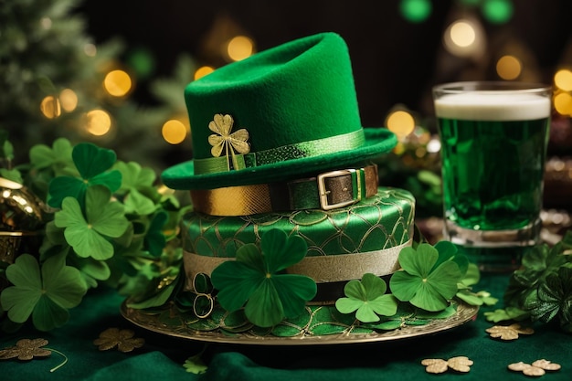 St. Patrick's Arrangement Flat Lay voor 17 maart