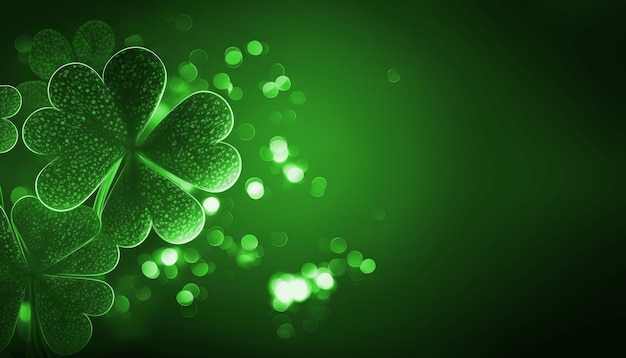 St patrick's day abstracte groene achtergrond voor ontwerp kleurrijke abstracte background