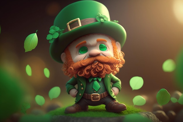 st patrick's day character