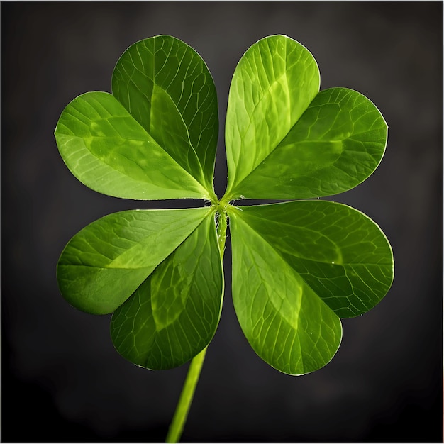 Foto st. patrick's day groene achtergrond groene ierse klaver bladeren patroon gras bladeren ierland lente