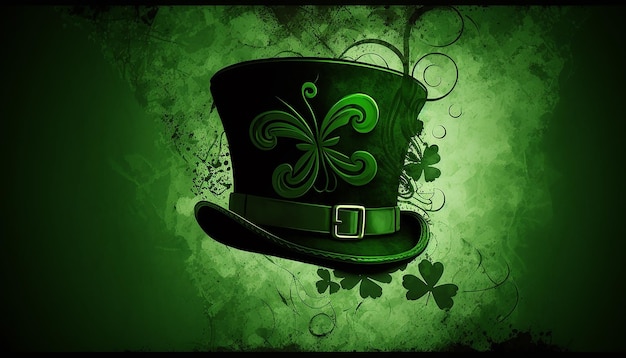 St Patrick's Day-hoed, achtergrond, generatieve ai