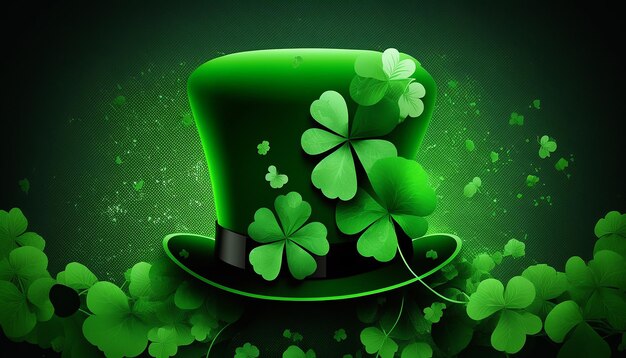 St Patrick's Day-hoed, achtergrond, generatieve ai