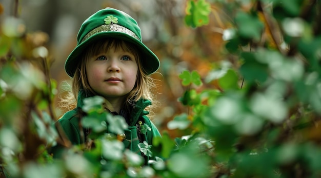 St Patrick's Day kinderen safari beelden en foto's