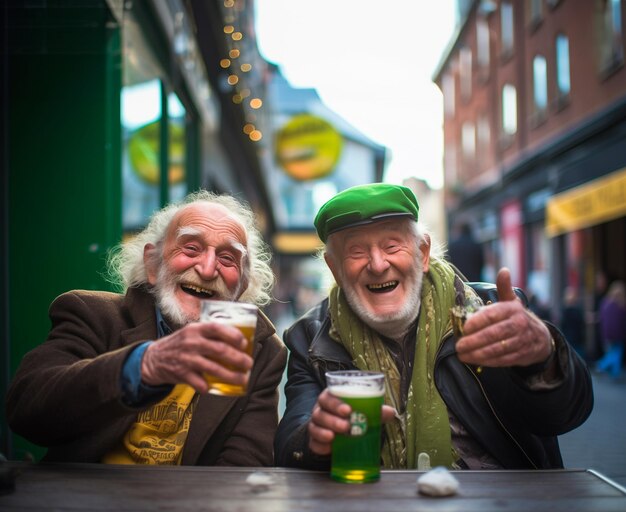 St Patrick s Day in the street