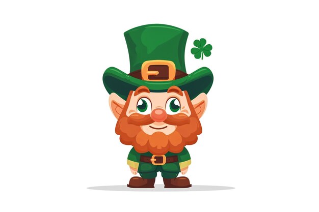 st patricks cartoon whiteb background