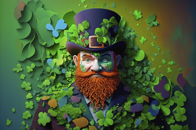 St patricks day - abstract background