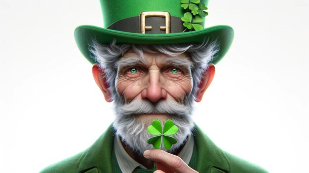 St Patricks Day Celebration Charming Leprechaun Portrait