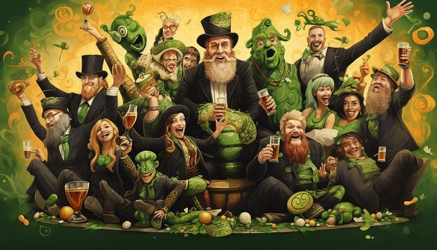 st patricks day draw