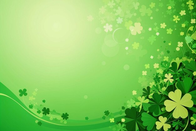 St patricks day glover background