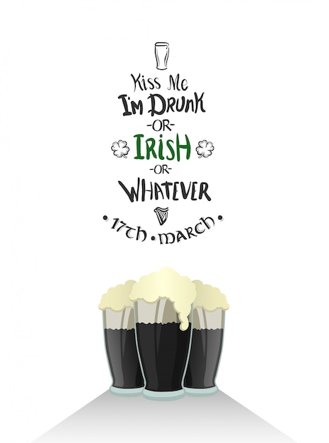 Photo st patricks day greeting vector