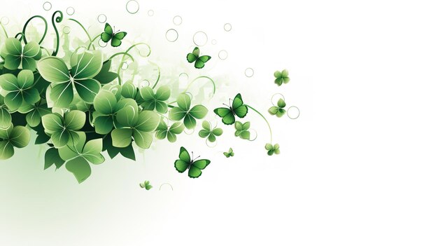 Photo st patricks day isolated on white background generative ai