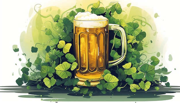 st patricks day mugs of beer