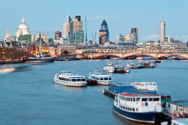 St Paul's Cathedral and River Thames