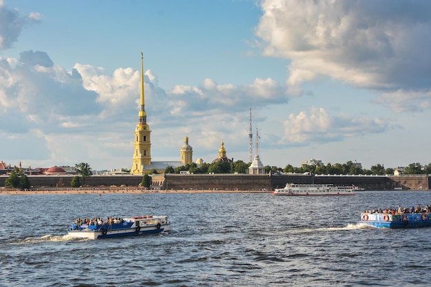 St Petersburg Neva Peter and Paul fortress Russia