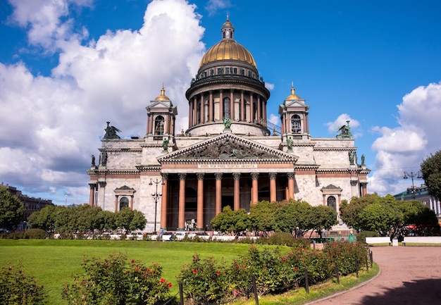 St petersburg in russia ciity view with landmarks