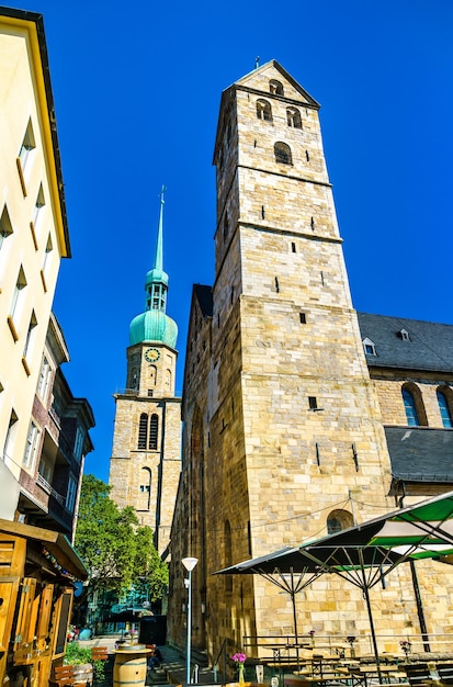 Photo st reinold's and st mary's churches in dortmund germany