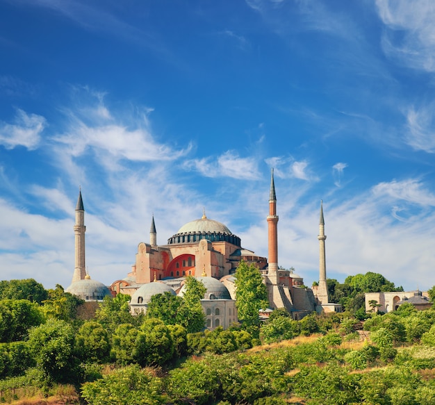 Foto cattedrale di santa sofia, istanbul, turchia