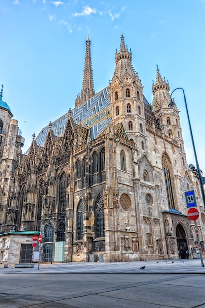 St Stephens Cathedral view in Vienna Austria