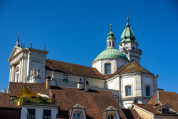 St ursen cathedral in the city of solothurn