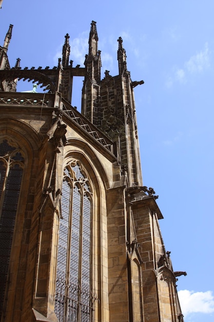 St Vitas Cathedral in Prague Czech Republic