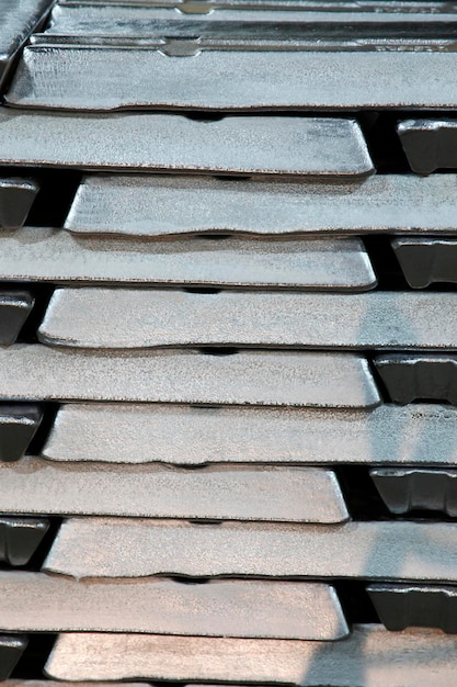 Stack of Aluminum ingots