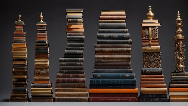 Stack of Books An Academic Arrangement