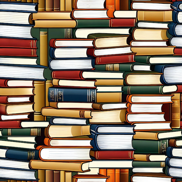 a stack of books books pattern background